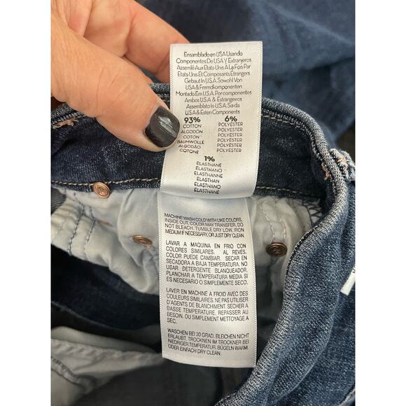 Mother Jeans Women's 24 Looker Ankle Fray in Girl Crush - Picture 6 of 7